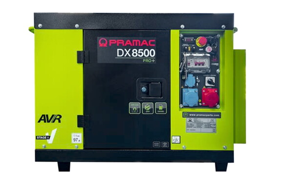 Pramac DX8500 PRO+ — agregat diesla 8,5 kW, 400/230 V